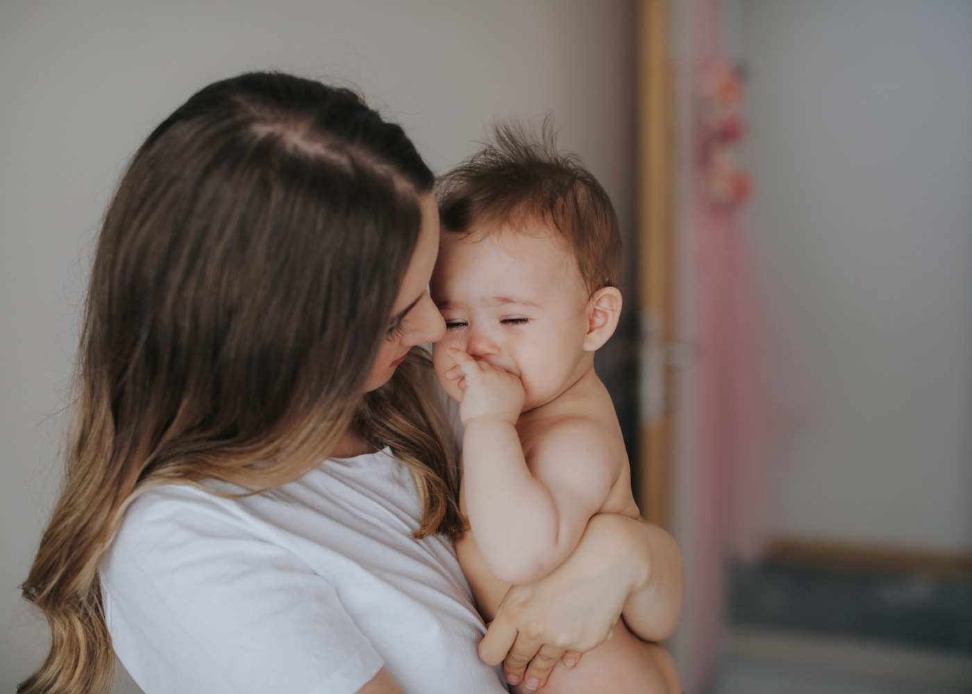 mamá con bebé